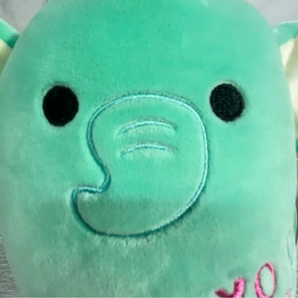 Squishmallow Diego The Teal Elephant Soft Plush Stuffed Animal - Picture 2 of 10